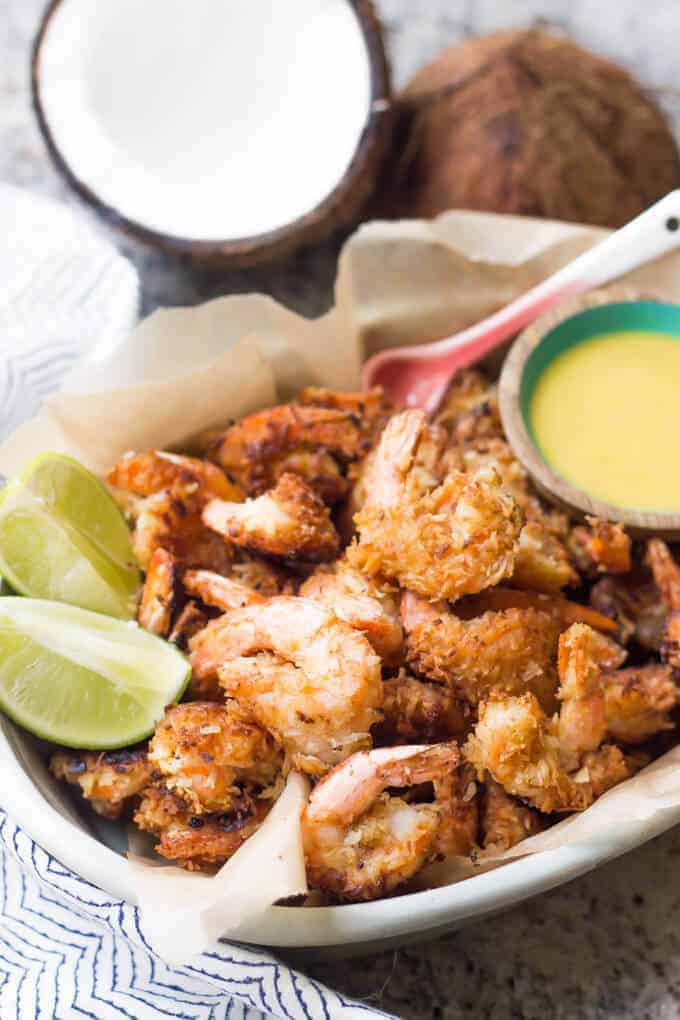 Paleo Coconut Shrimp