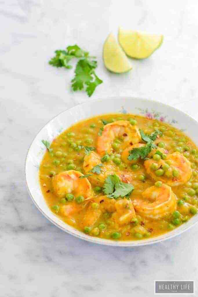 Sweet Potato Curry Shrimp Soup