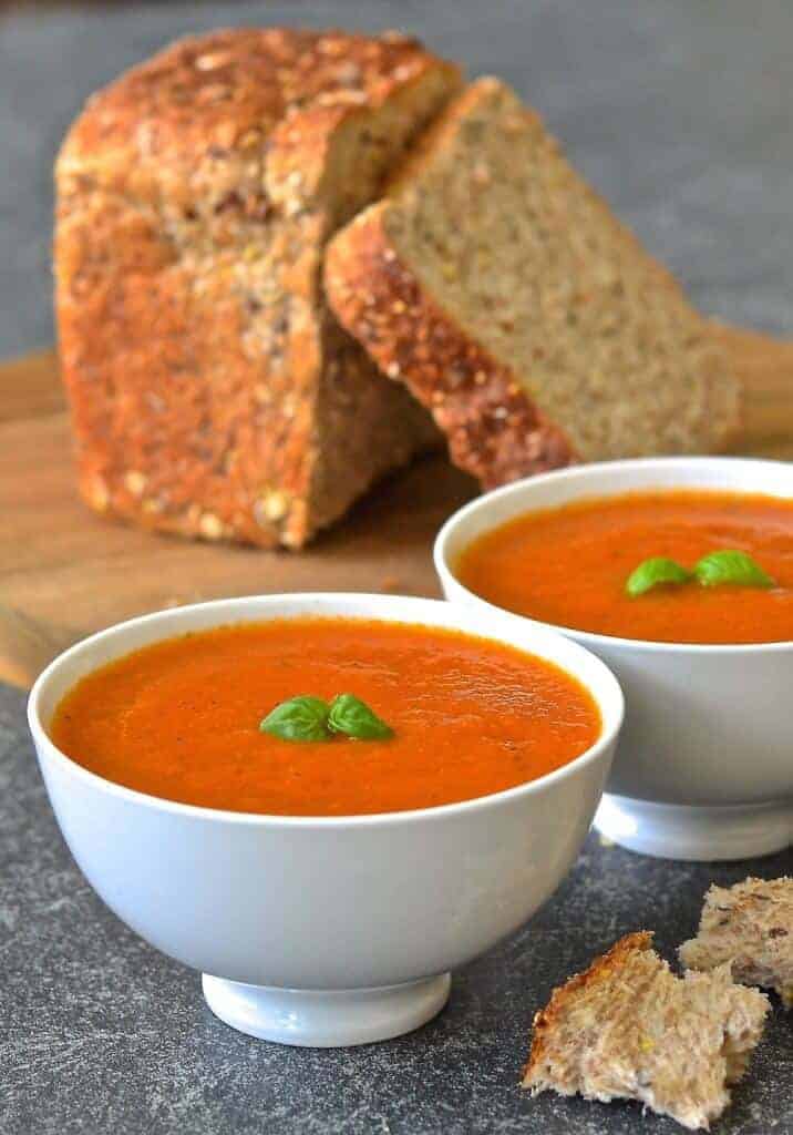 Easy Tomato & Basil Soup