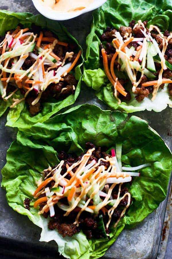 Banh Mi Lettuce Wraps