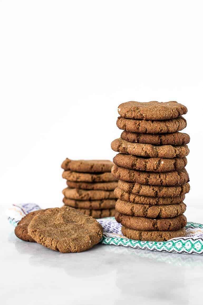 Soft and Chewy Paleo Ginger Snap Cookies