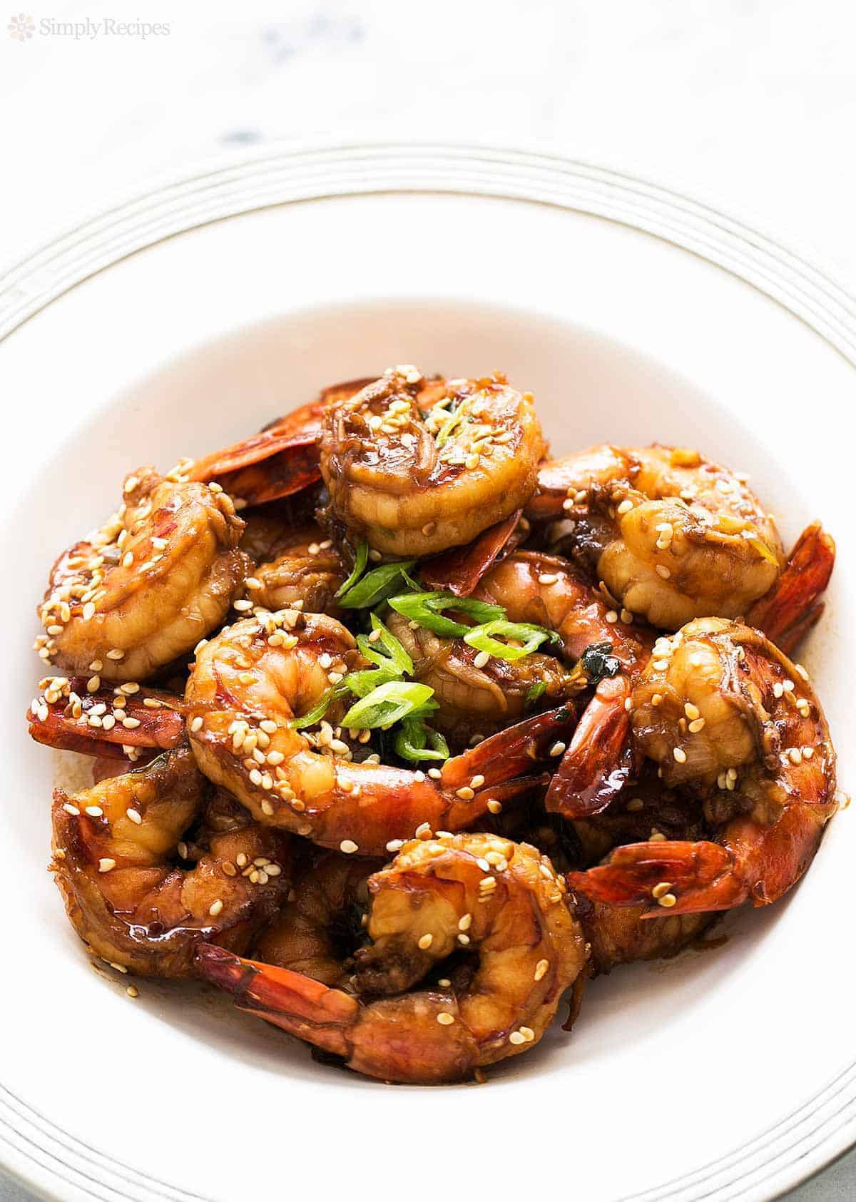 Ginger Sesame Garlic Shrimp