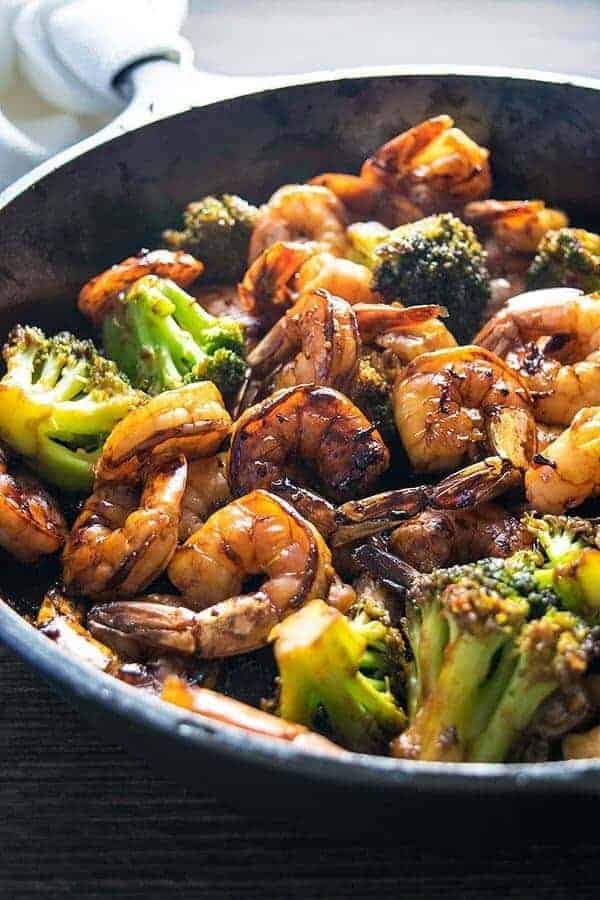 Honey Garlic Shrimp and Broccoli