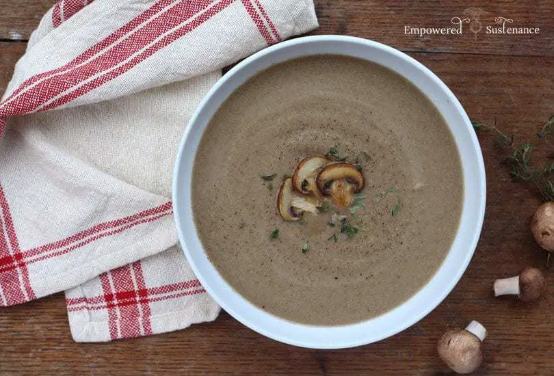 Paleo Cream of Mushroom Soup Recipe