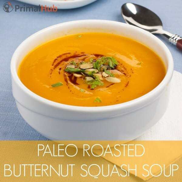 Paleo Roasted Butternut Squash Soup