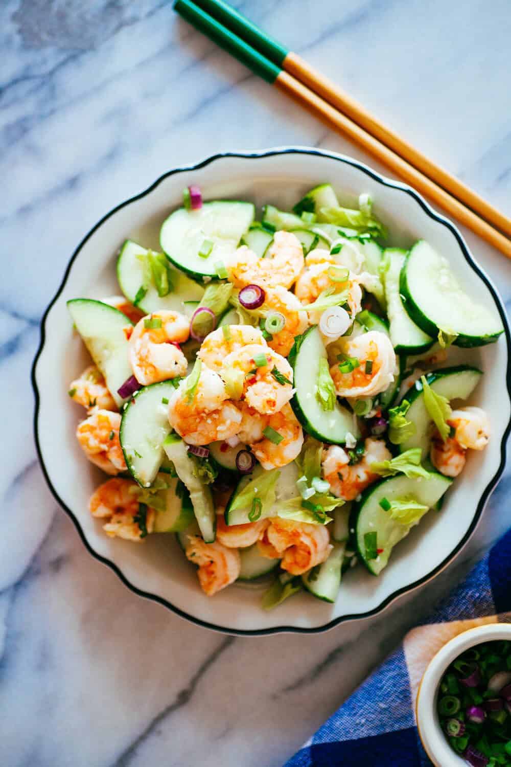 Shrimp Cucumber Salad